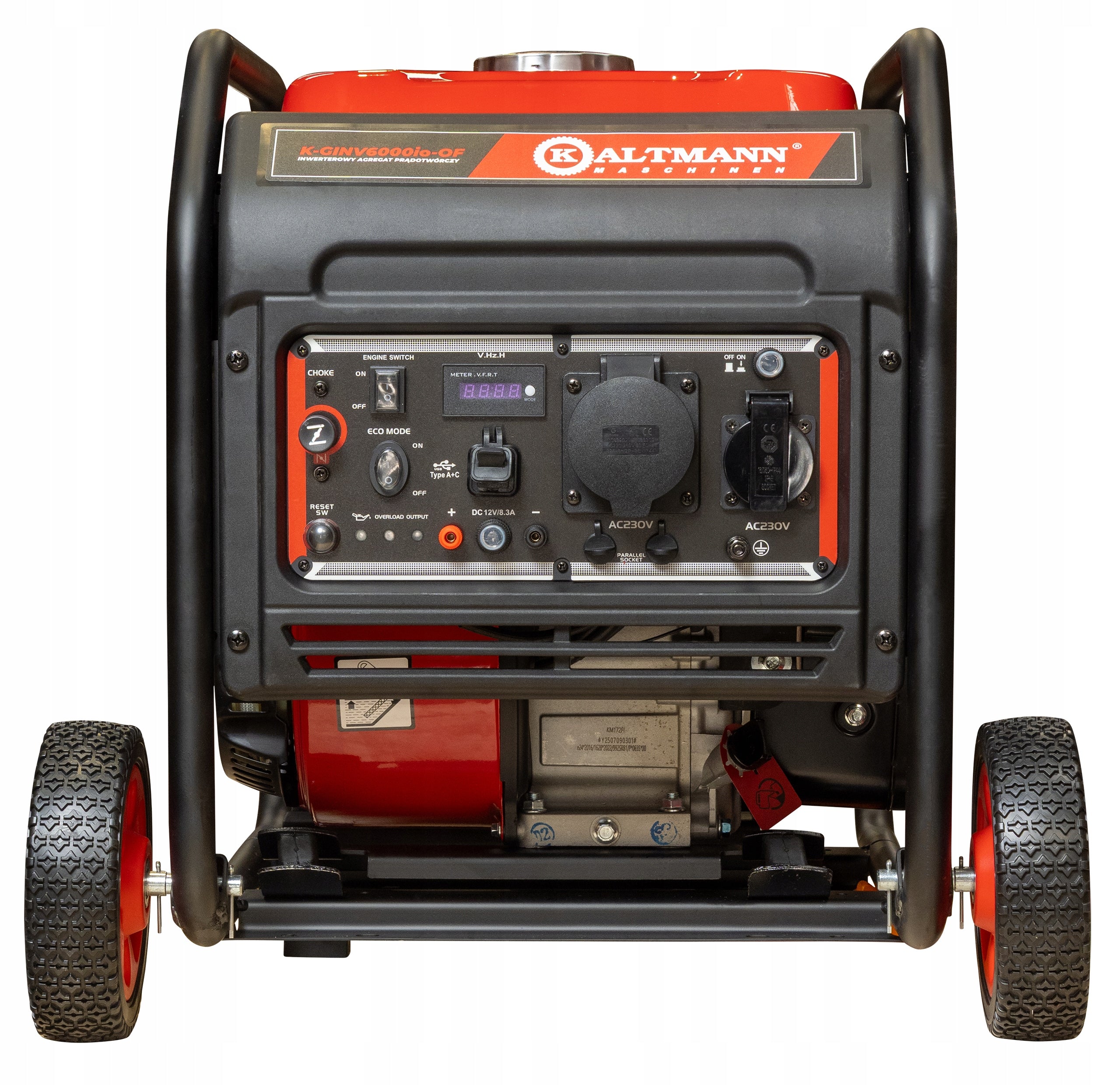 Inverter generator set portable Kaltmann 4,5kW benz OIL FREEBIE! Packaging status original