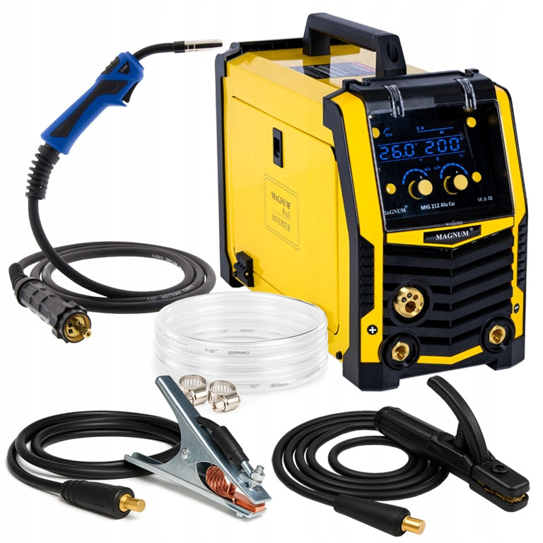Inverter welder | MAGNUM MIG 212 ALU CU SYNERGY 200A/60%