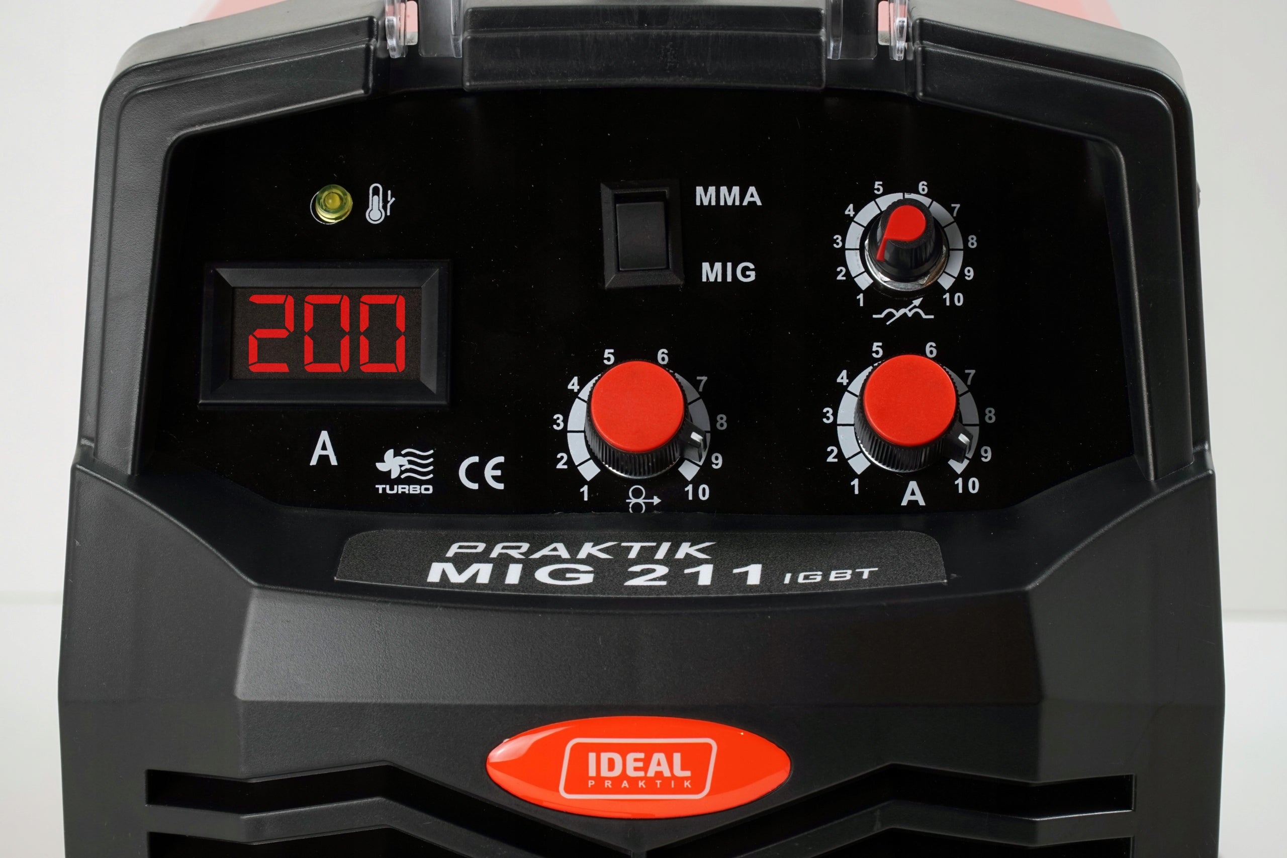 Inverter welder MIG 200A MAG MMA IDEAL PRAKTIK 211 SET 230V Manufacturer code SPAWARKA IDEAL PRAKTIK MIG 211 IGBT RSH2