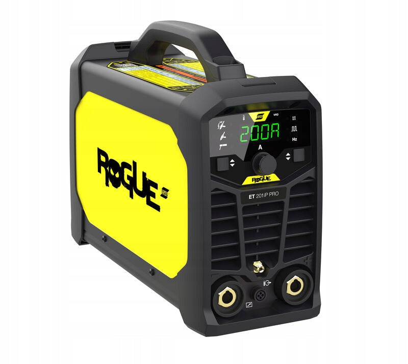 Inverter welder TIG ESAB Rogue ET 201iP PRO TIG HF DC Pulse 200A Packaging status original