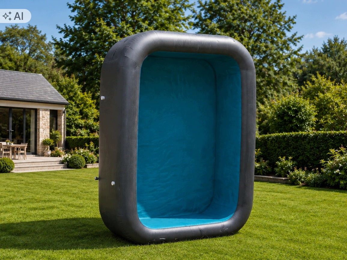 Ipoolgo Inflatable Garden Pool 400x300x120cm Large Family Drop-Stitch Brand EuroTradeLine