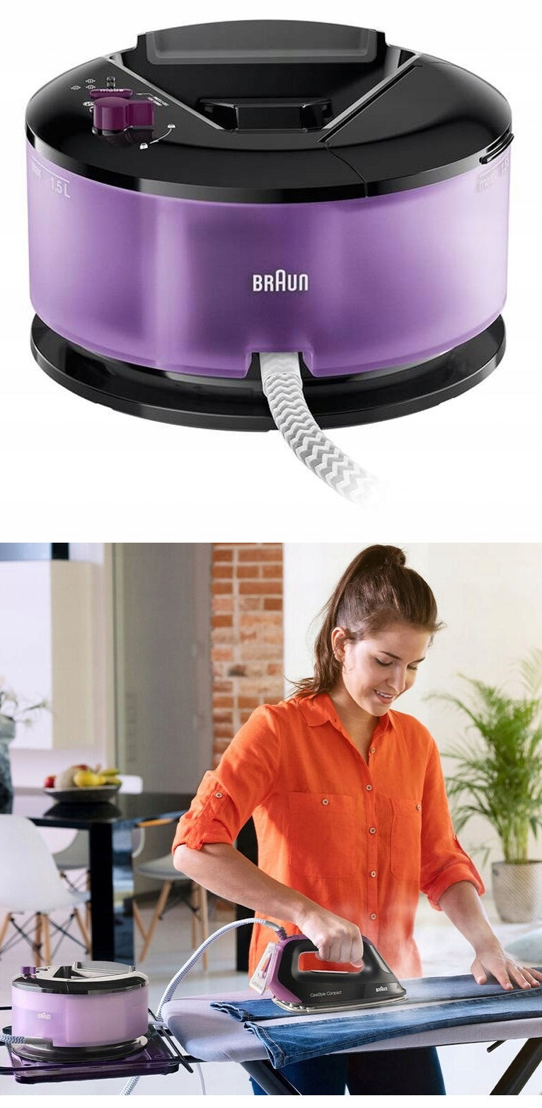 Iron Braun CareStyle Compact IS 2144 BK Steam Station Steam Generator Packaging status original