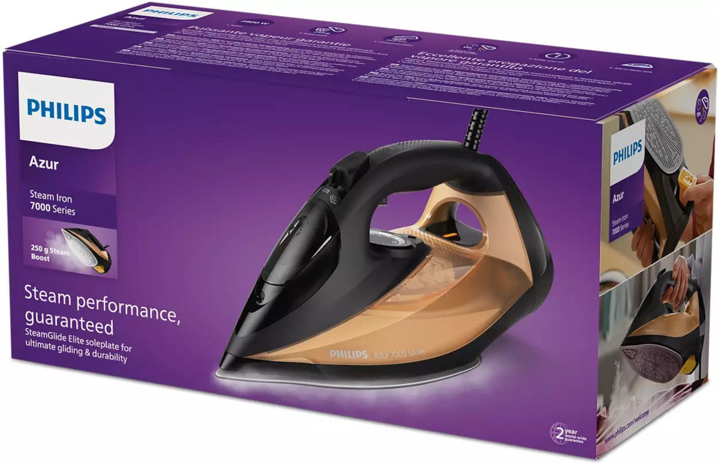 Iron PHILIPS Azur 7000 Series DST7040/80 Iron type steam