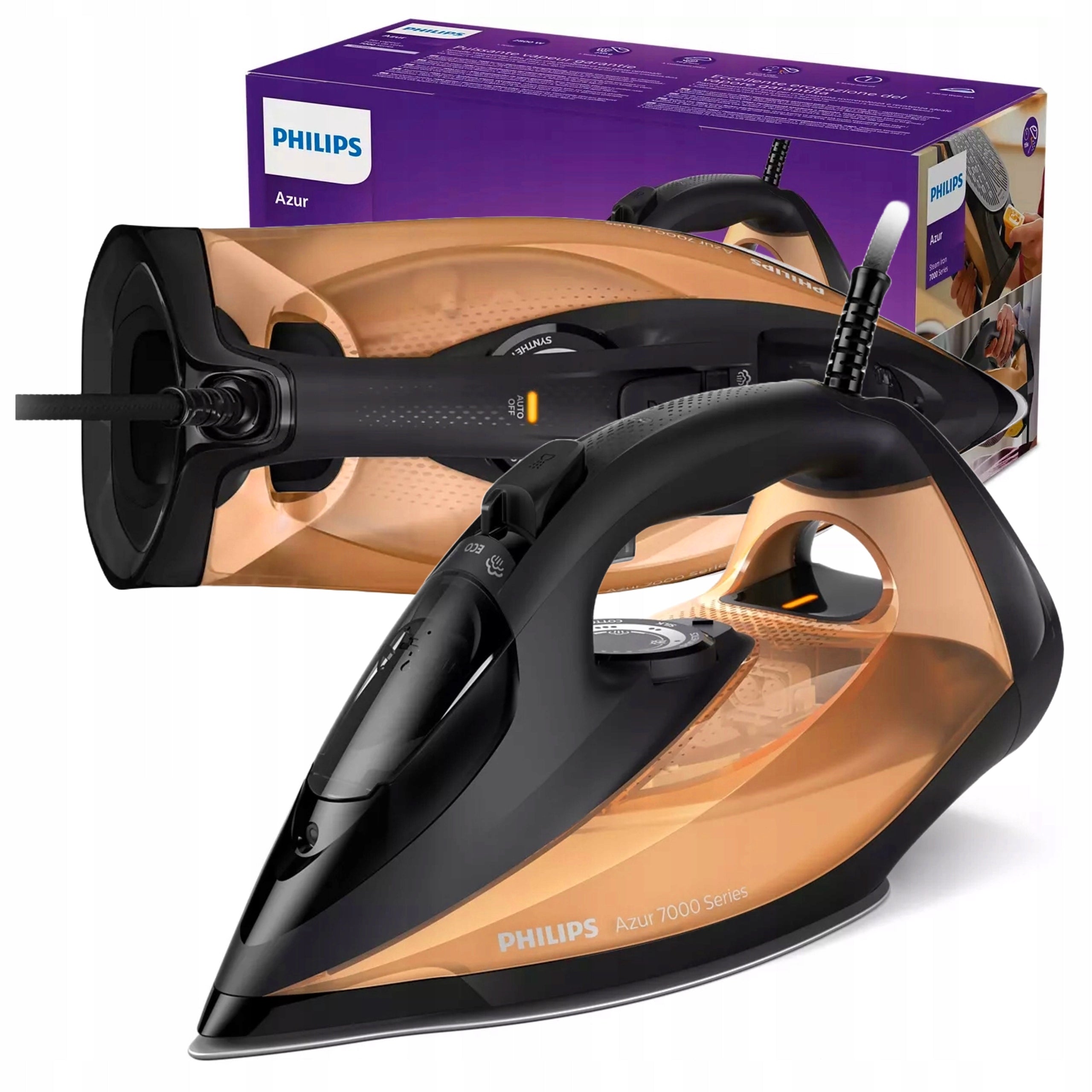 Iron Philips AZURE PHILIPS STEAM ANTI-LIMESTONE 2800 W