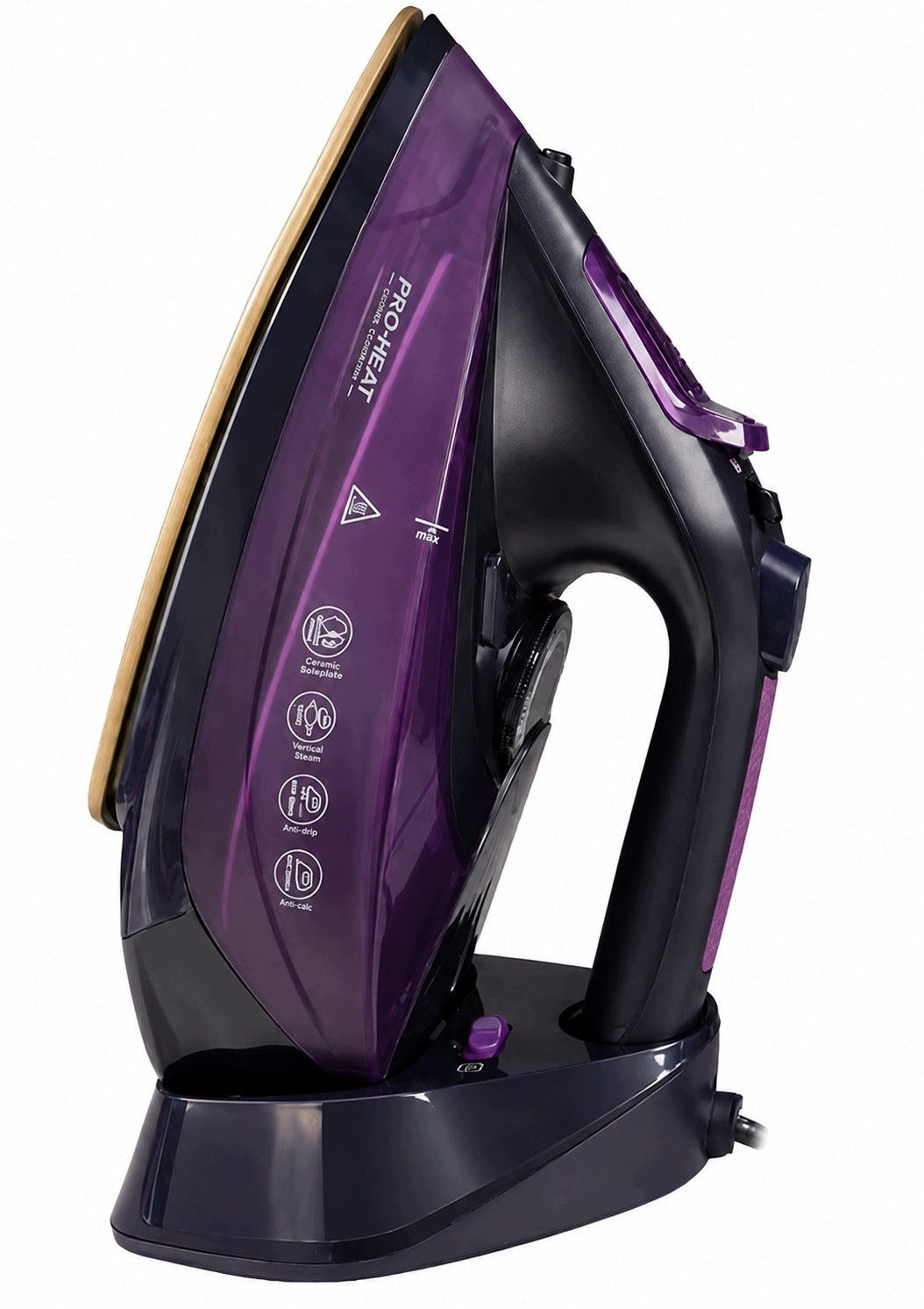 Iron Wireless Steam Powerful 2400W Ceramic Charging Station Packaging status original