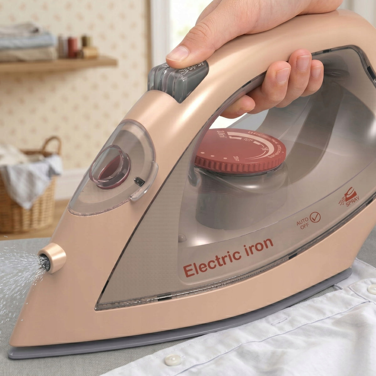 Iron with Sprayer Light and Sound for Children Brand Woopie