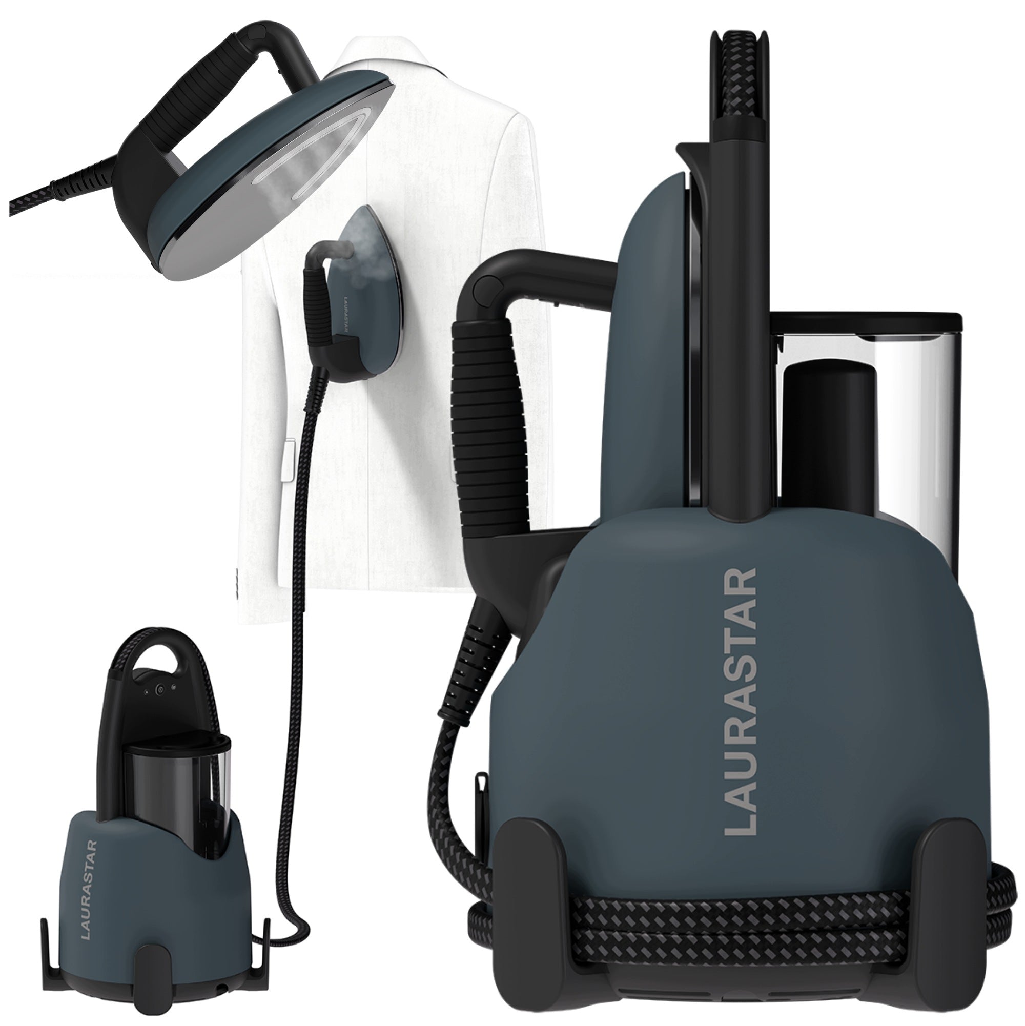 Iron with steam station Steamer Station LAURASTAR LIFT XTRA Midnight Blue