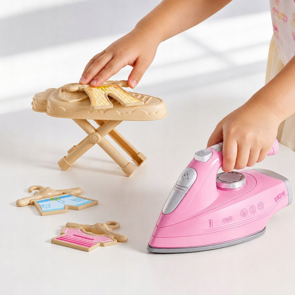 Ironing Kit Iron with Light Vibration Function Sounds Accessories Packaging status original