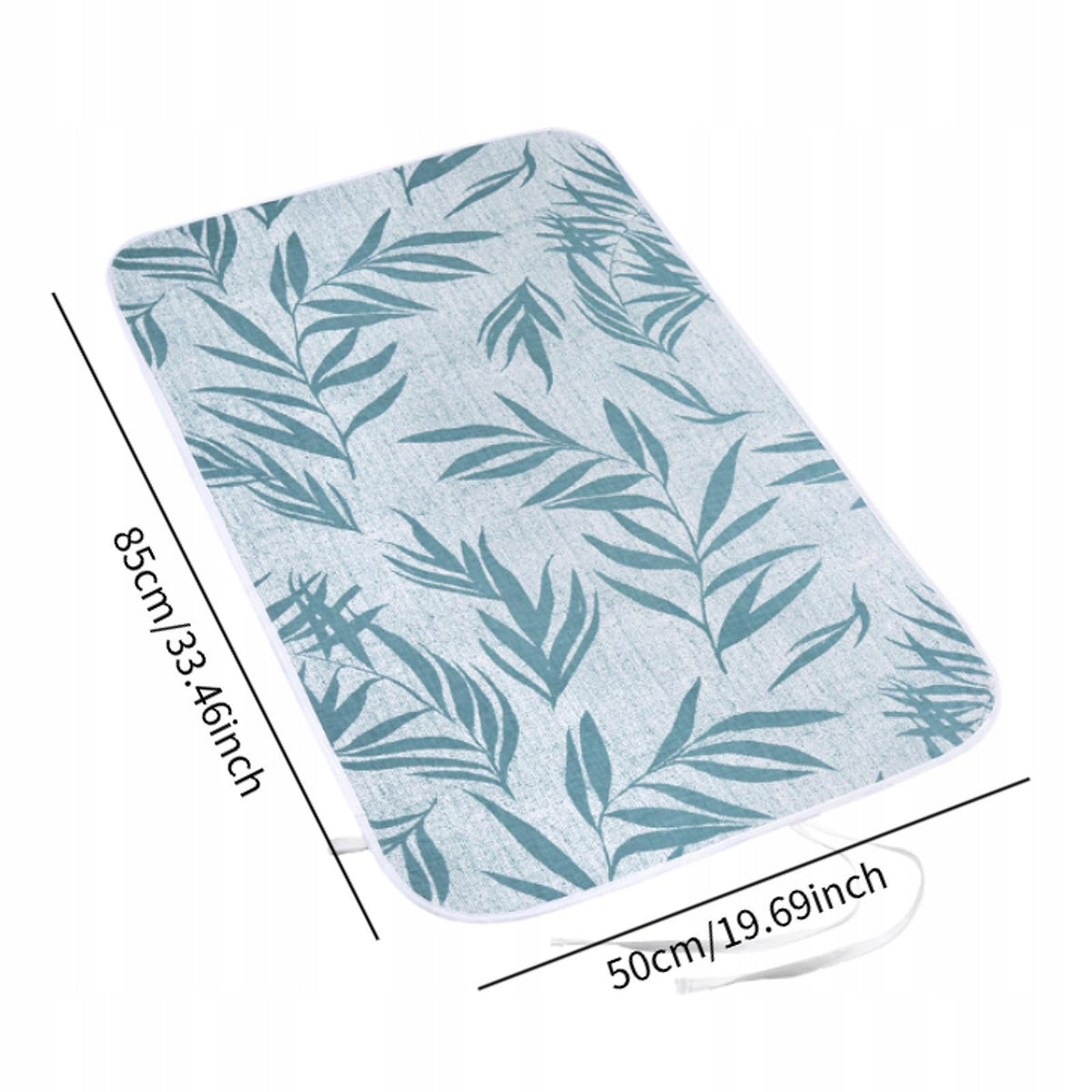 Ironing Pad Foldable Portable Ironing Mat Blanket Tabletop Bamboo Leaves Packaging status original