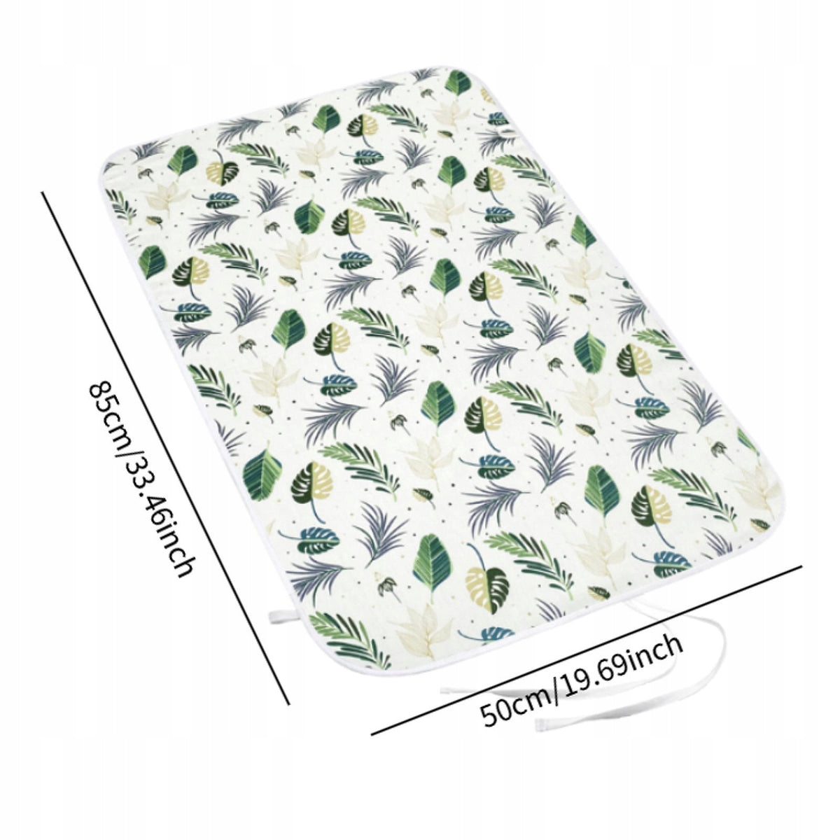 Ironing Pad Portable Quilting Ironing Mat Tabletop Foldable Blanket Leaf Packaging status original