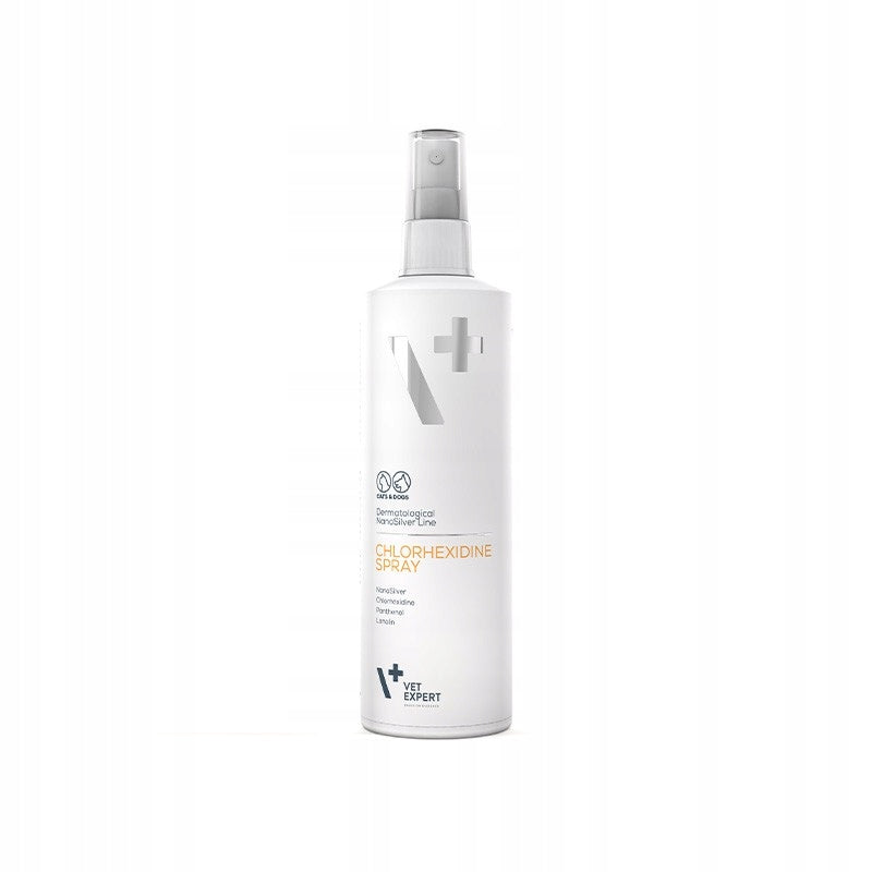 Irritated skin preparation for dogs and cats VETEXPERT Chlorexidine 100ml Manufacturer code 01360
