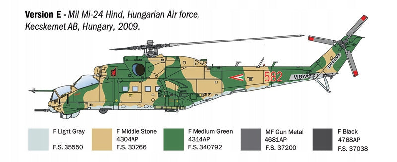 . Italeri -1432 Mil Mi-24/Mi-35 Hind ( PL ) Brand Italeri