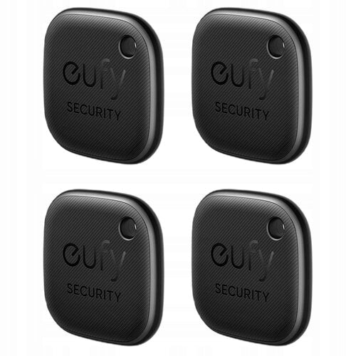 Item Locator eufy SmartTracker with Alarm, Black 4 Pack