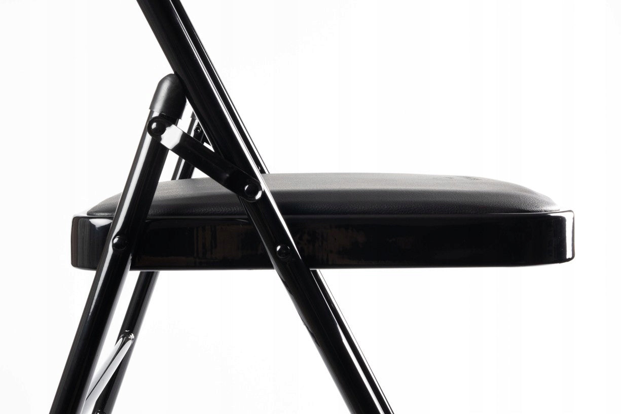 Iyengar Yoga Chair Black Upholstered - Reinforced Brand Jakamata