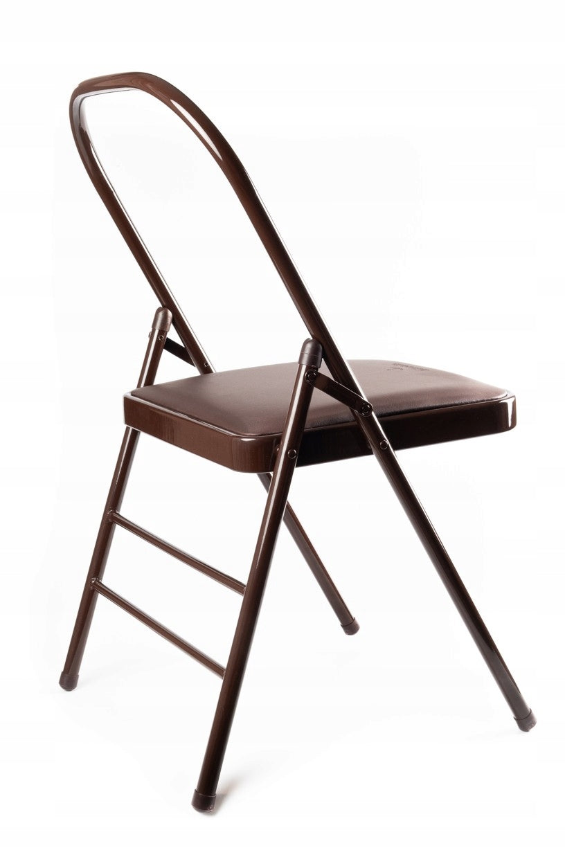 Iyengar Yoga Chair Brown Upholstered - Reinforced EAN (GTIN) 5905496954217