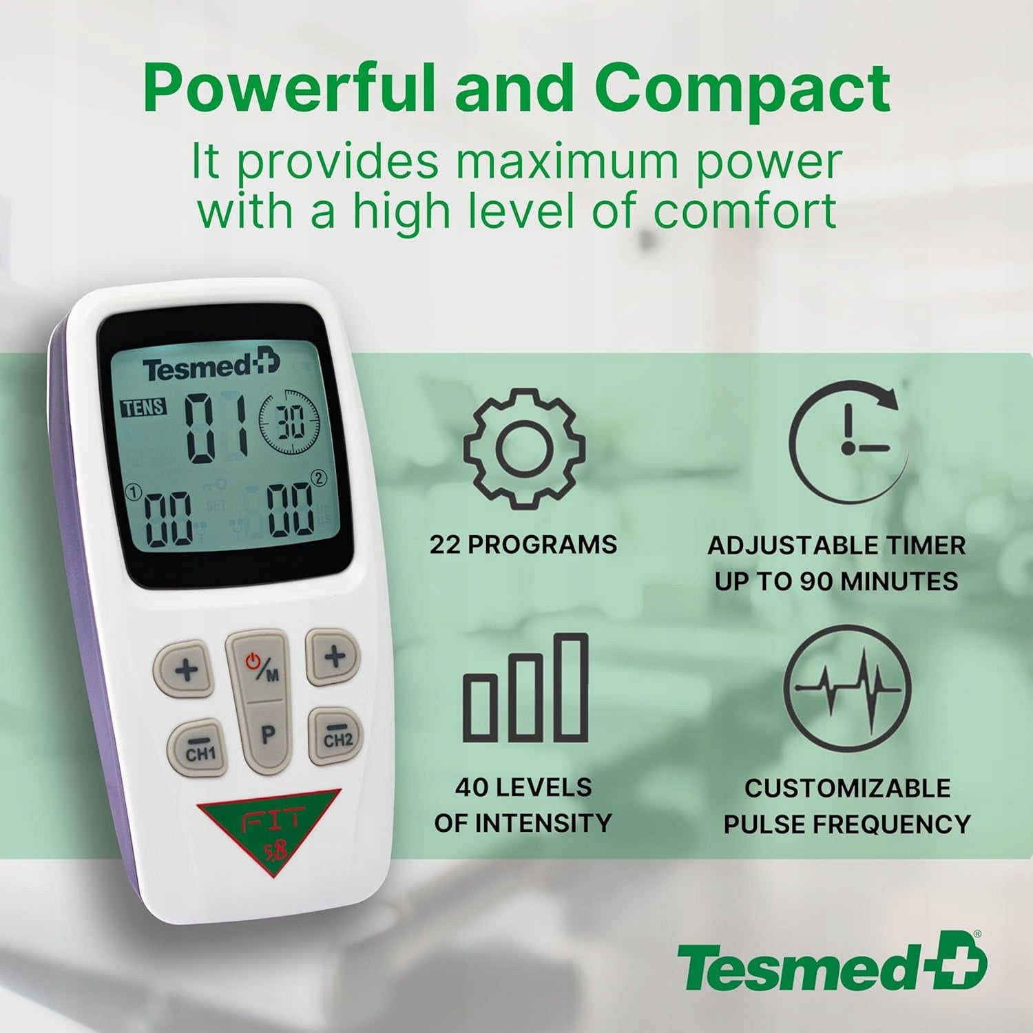 J22 Muscle electrostimulator Tesmed 5.8 universal size EAN (GTIN) 8052464700110
