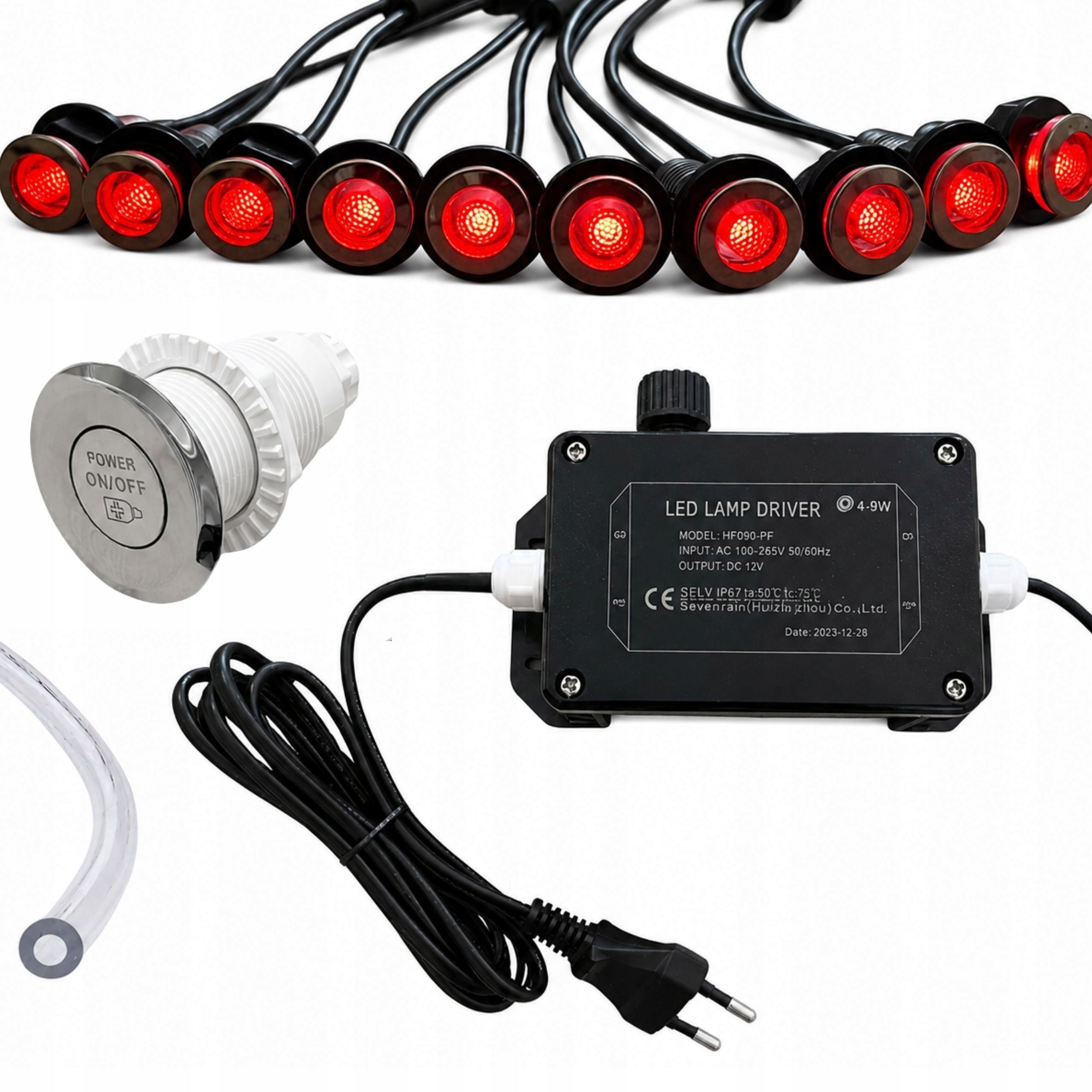 JACUZI GARDEN BALL LIGHTS UNDERWATER SPOT LIGHTS 10 MINI LED Brand no brand