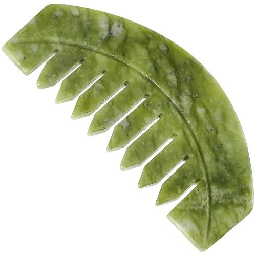JADE HAIR GUASHA COMB SCALP MASSAGE RELAXING FOR HOME
