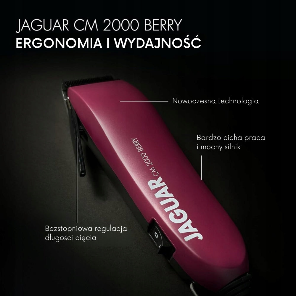 JAGUAR CM 2000 BERRY Professional Hairdressing Machine Manufacturer code j85608