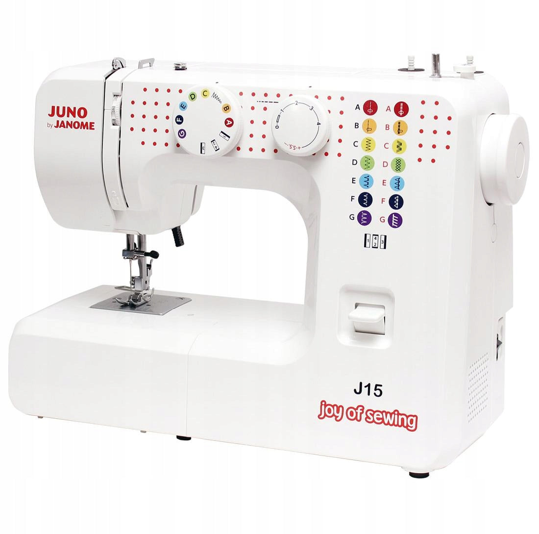 JANOME Juno J15 sewing machine Functions back-sewing double-needle option