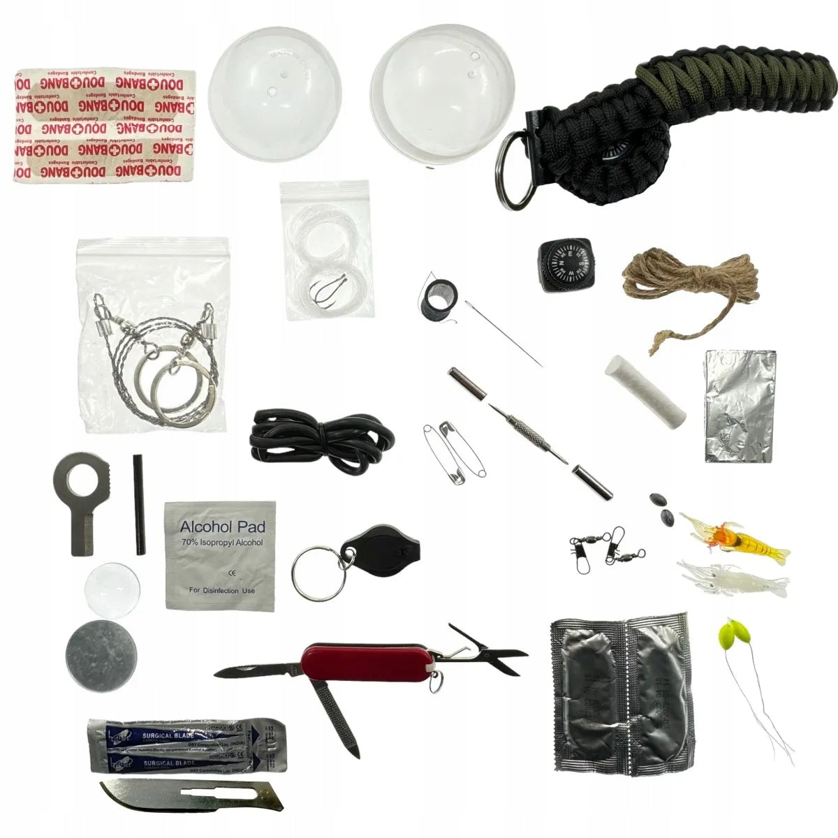 JB Tacticals Garnet Paracord 38in1 Survival Kit - Green EAN (GTIN) 5905658626808
