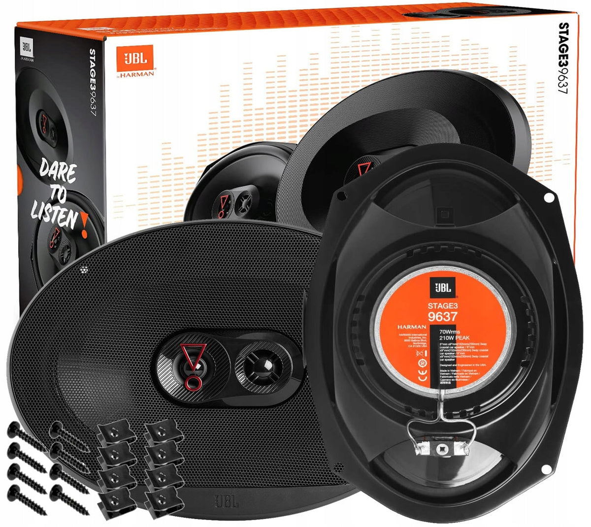 JBL CAR SPEAKERS 6x9'' ELLIPSE OVAL SET