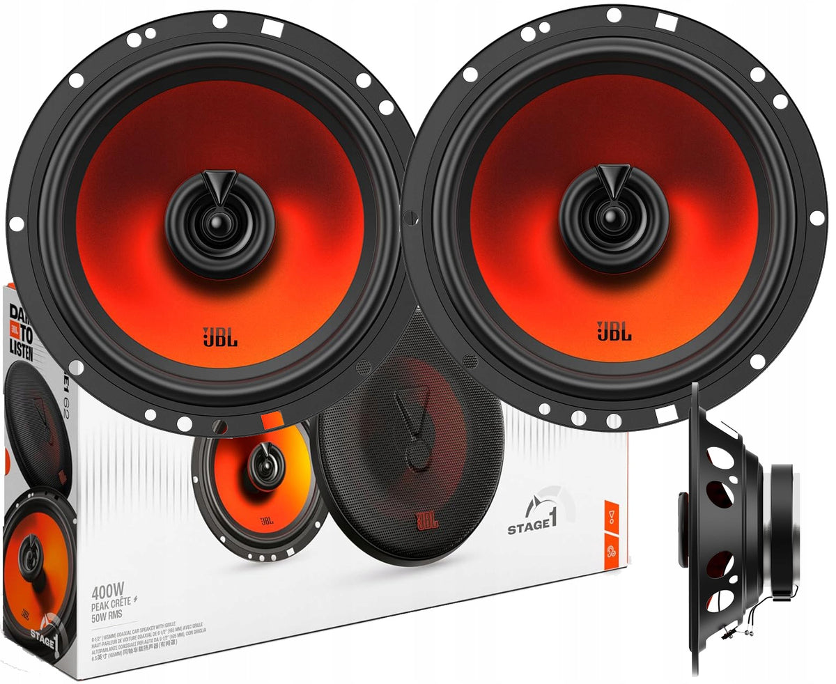 JBL POWERFUL TWO-WAY CAR SPEAKERS 400 WATT 50 W RMS 16,5cm 165mm