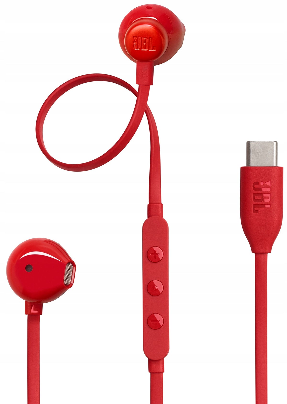 JBL Tune 305C In-Ear Headphones Red Dominant color red