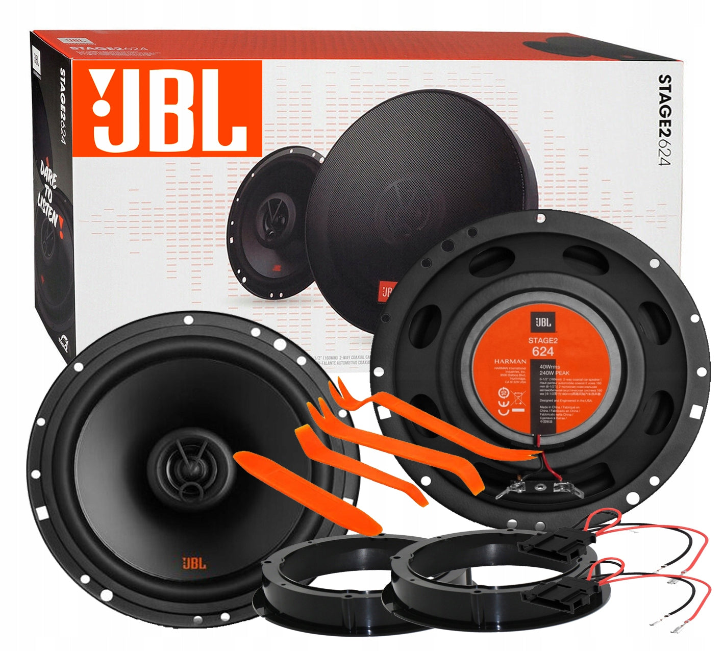 JBL VW POLO GOLF 4  PASSAT B5 FL FRONT REAR SPEAKERS