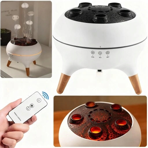JELLYFISH HUMIDIFIER FRAGRANCE DIFFUSER WITH 7 RGB COLORS REMOTE CONTROL Brand no brand