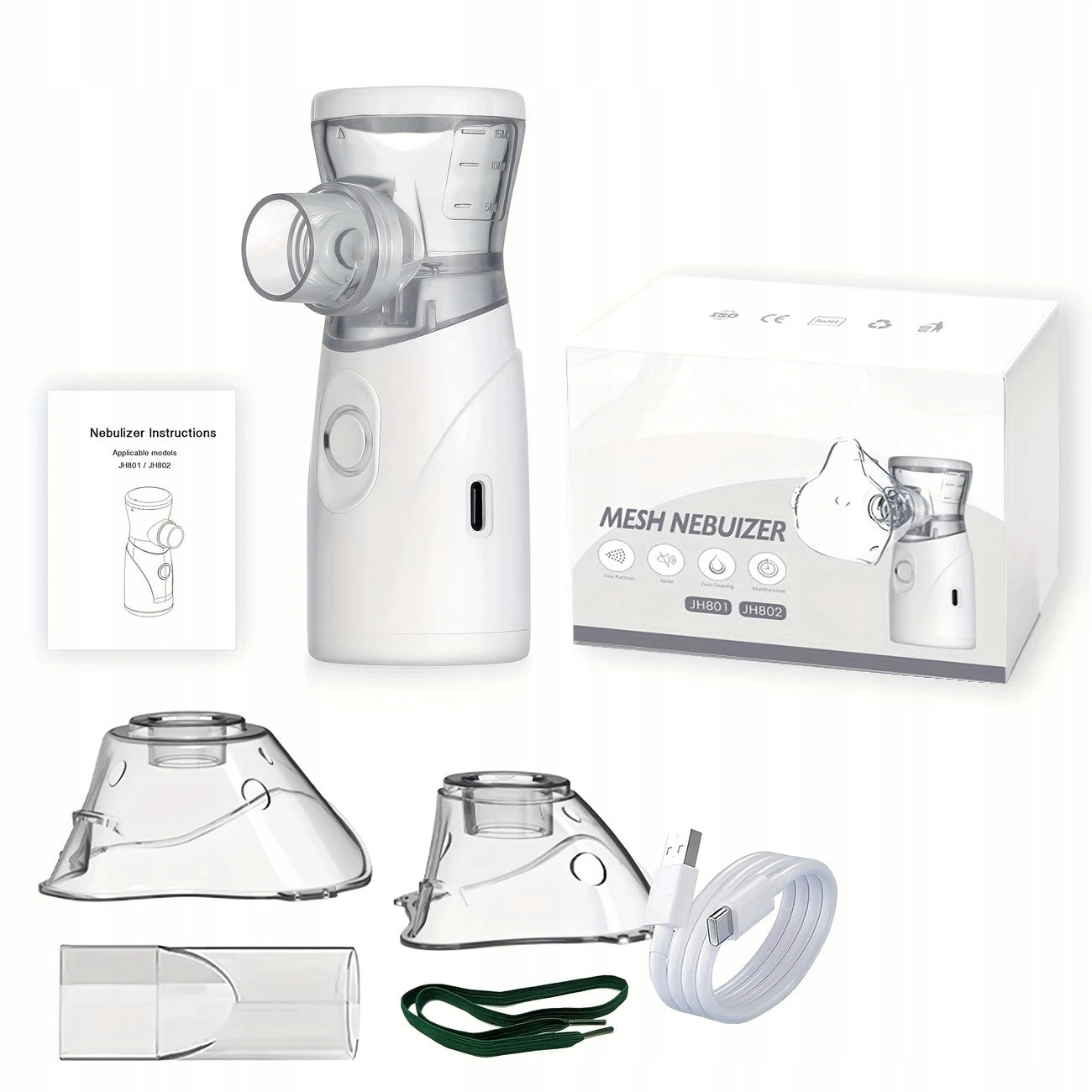 JH-801 PISTON NEBULISER FOR CHILDREN AND ADULTS QUICK INHALATION Medical device no