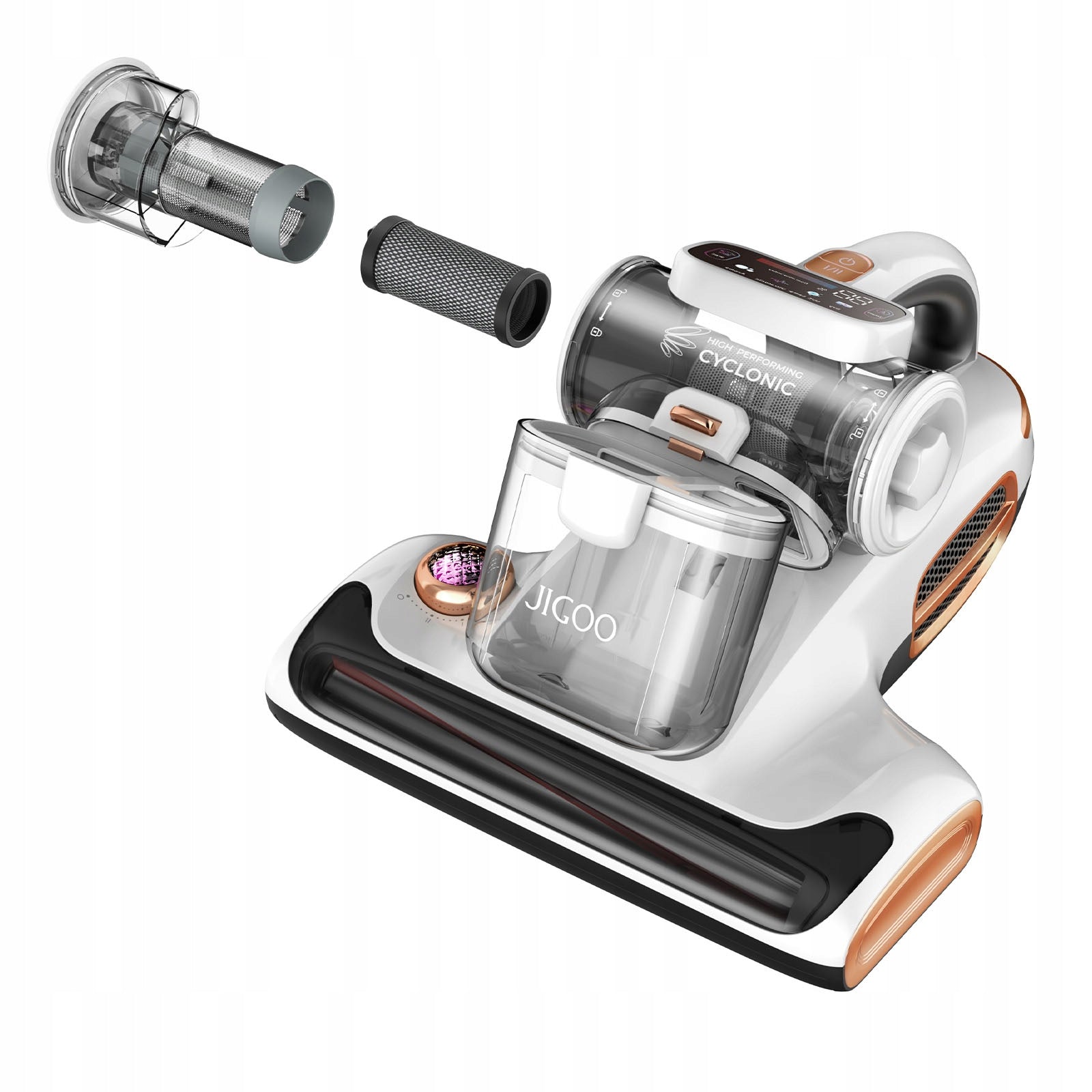 JIGOO T600 Mattress Vacuum Cleaner, 700W, 15KPA Suction, UV Sterilization Manufacturer code Odkurzacz ręczny Jigoo T600