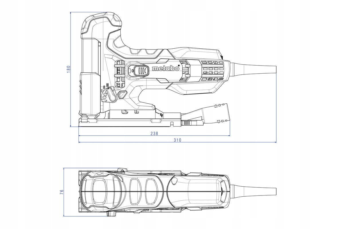 JIGSAW STE 100 QUICK 601100500 METABO Manufacturer code 601100500
