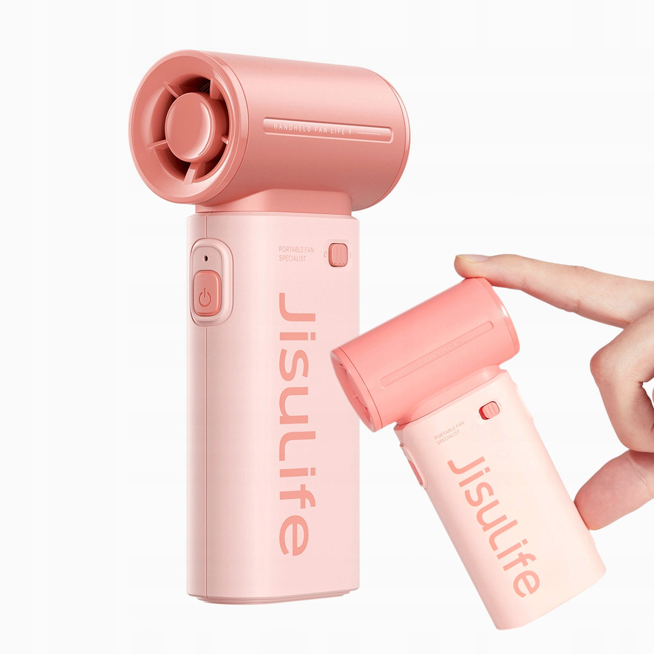 JISULIFE LIFE9 USB-C PORTABLE FAN 5000mAh PINK