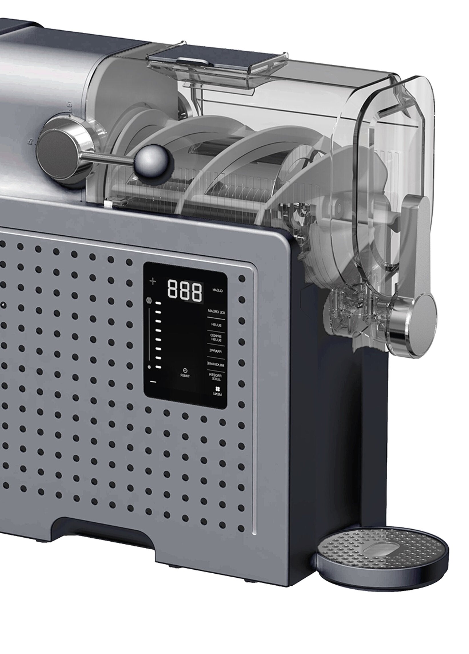 JOCCA Home & Life Slushy and Ice Cream Machine Dominant color silver