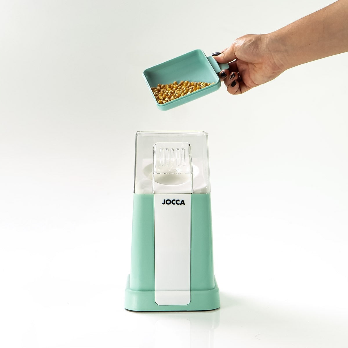 JOCCA Retro TQ Popcorn Machine FUNNY 1200W Hot Air Turquoise Manufacturer code 5617T