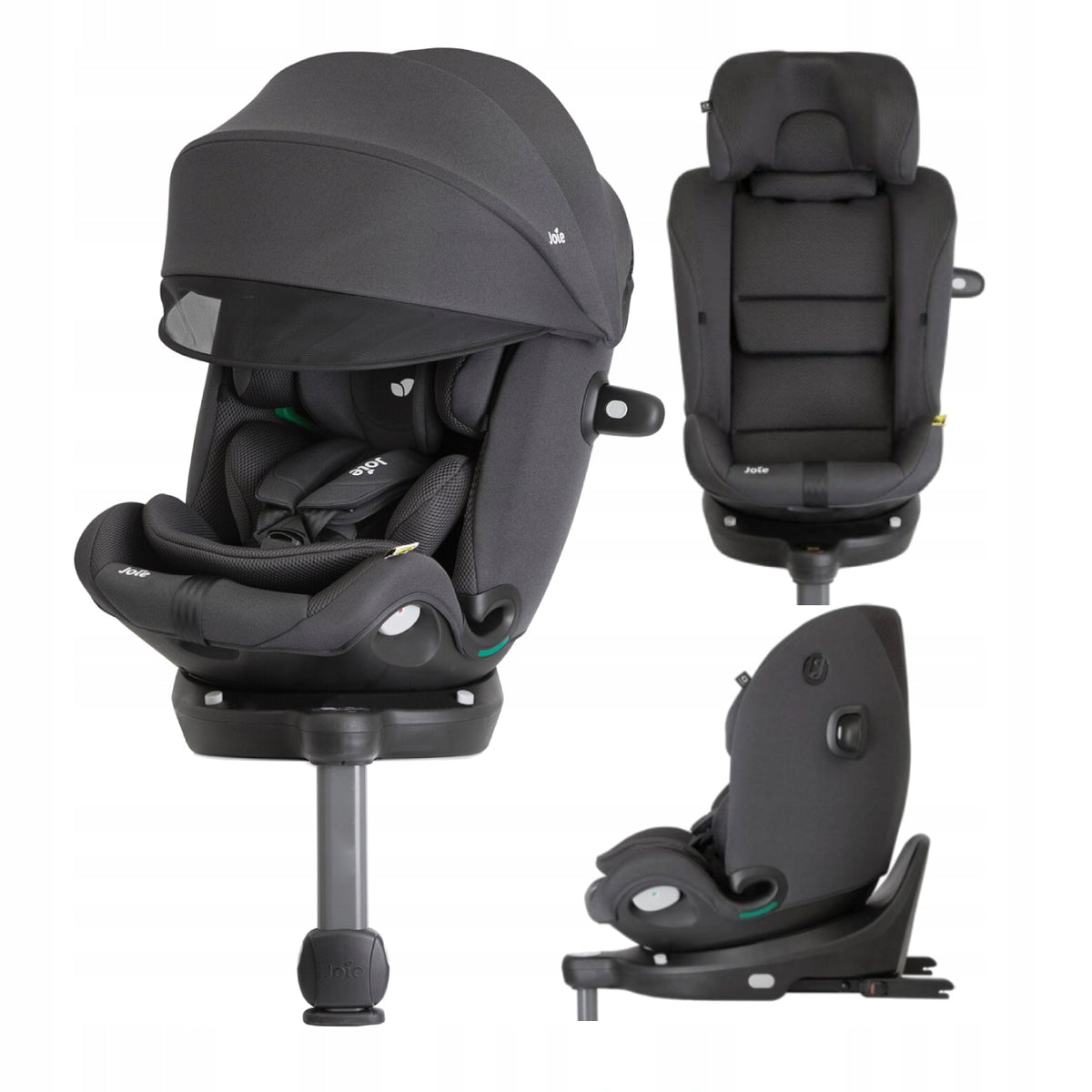JOIE I-SPIN 360 MAX CANOPY MESH CHILD SEAT 0-36 KG ISOFIX