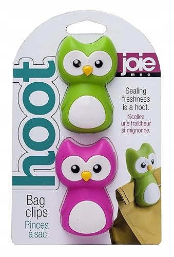 JOIE KITCHEN GADGETS 10117 JOIE HOOT BAG CLIPS DIFFERENT ONE SIZE ZEST