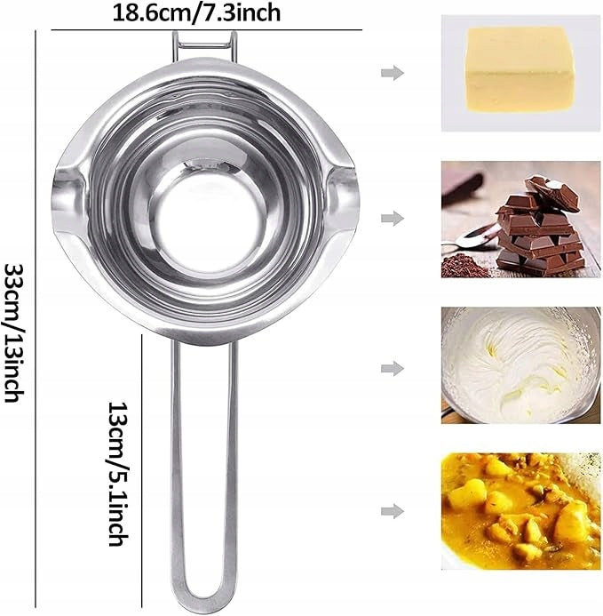 JOYIT MELTING POT 1000 ML STAINLESS STEEL 304 Brand no brand