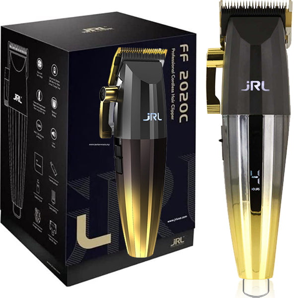 JRL FreshFade 2020C Clipper Black Professional Hair Clipper with