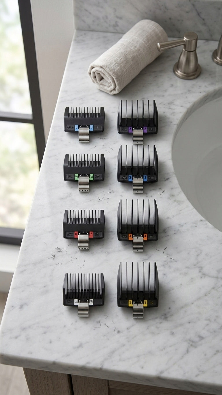 JRL universal sockets for razors set of 8 Manufacturer code Nasadki do maszynki JRL- 8 sztuk