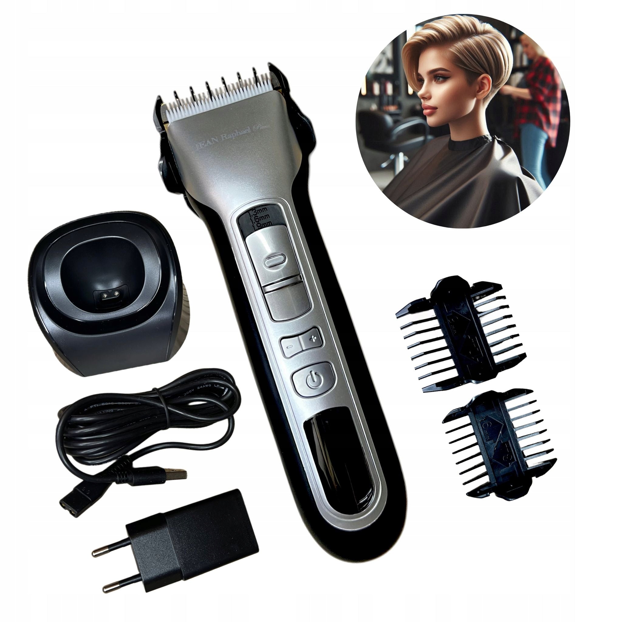 JRP Hair Clipper Profutura Ceramic Blade! Jean Raphael Paris Manufacturer code Masztnka do włosów