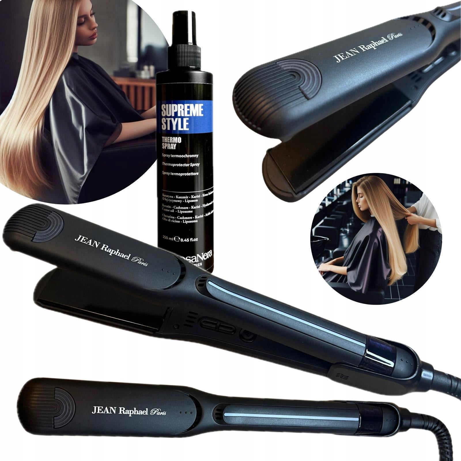 JRP Jean Raphael Paris Titanium Straightener with IONIZATION ProFutura + Freebie!