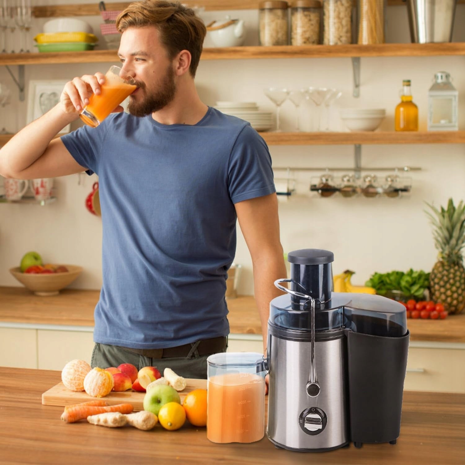 JUICER 1000W 2 GEARS WIDE BATCH HOLE STAINLESS STEEL Brand no brand