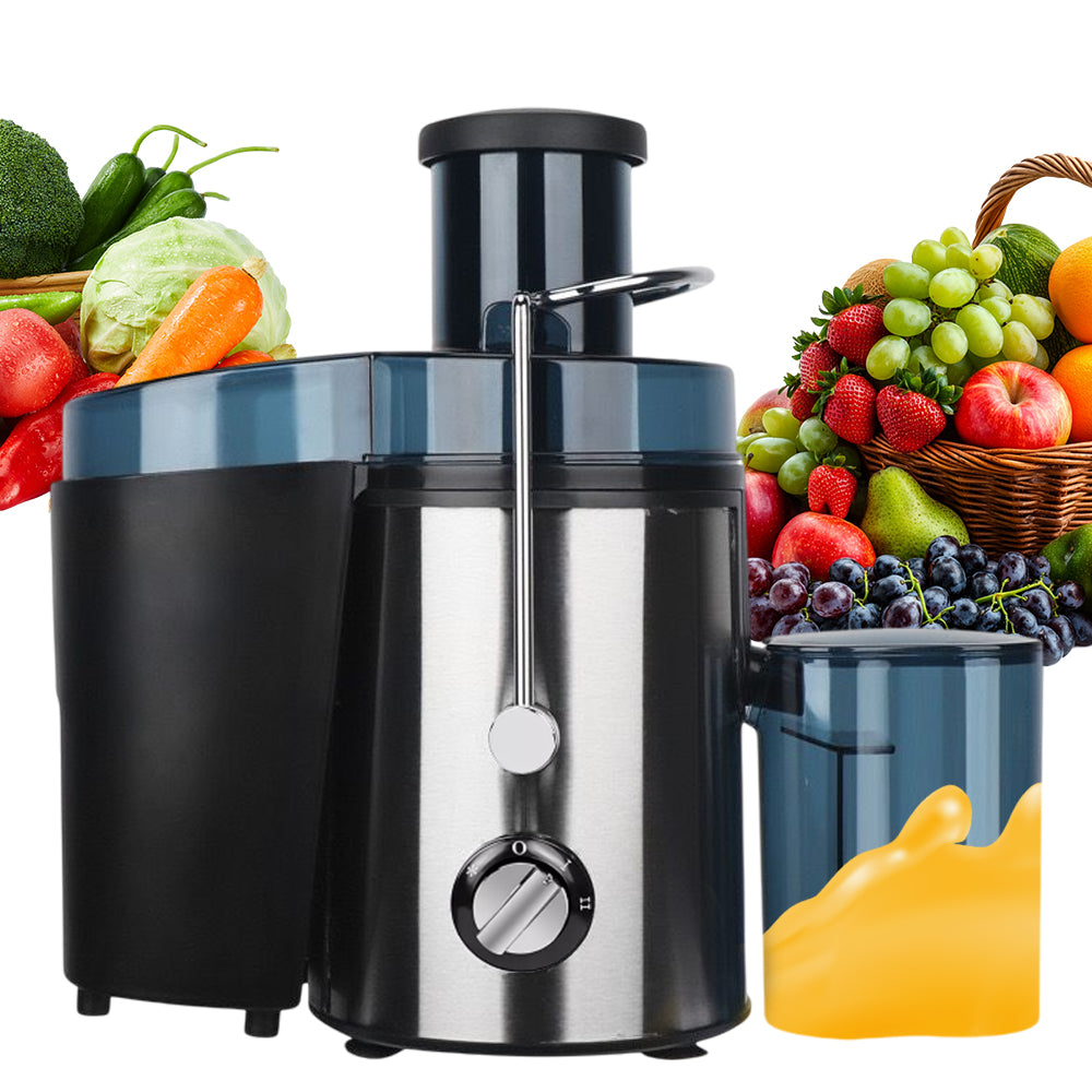 JUICER 1000W 2 GEARS WIDE BATCH HOLE STAINLESS STEEL