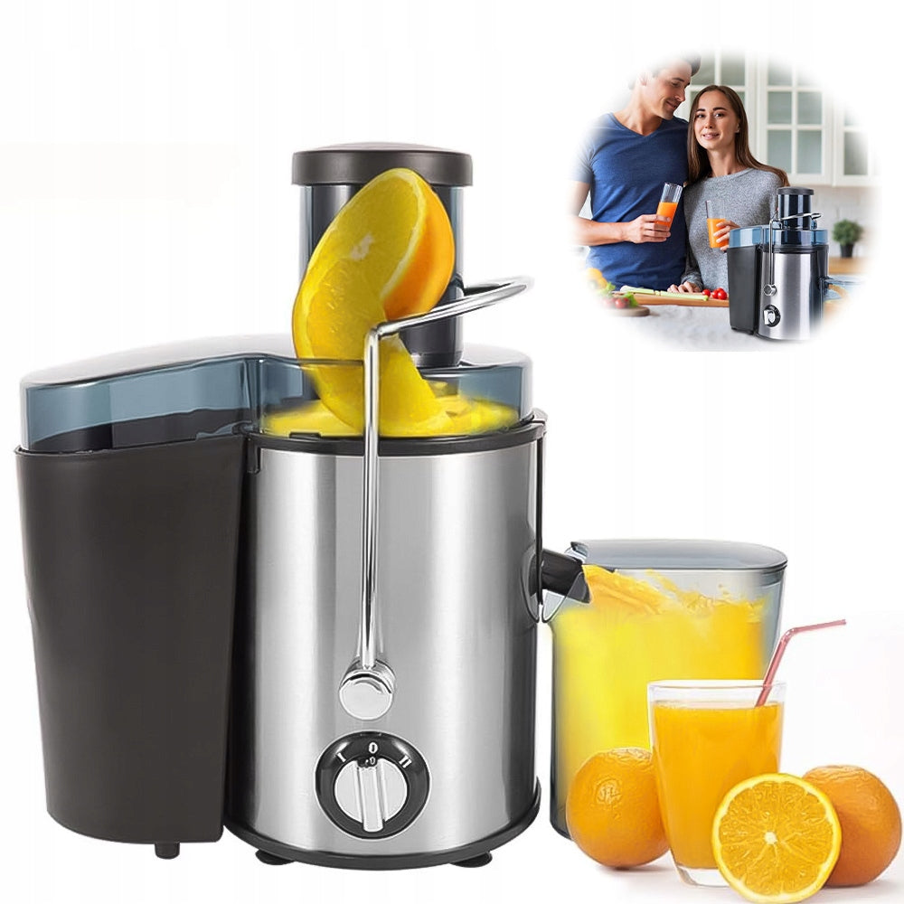 JUICER 1000W 500ML FAST EXTRUSION 2 SPEED 65MM HOLE SILVER
