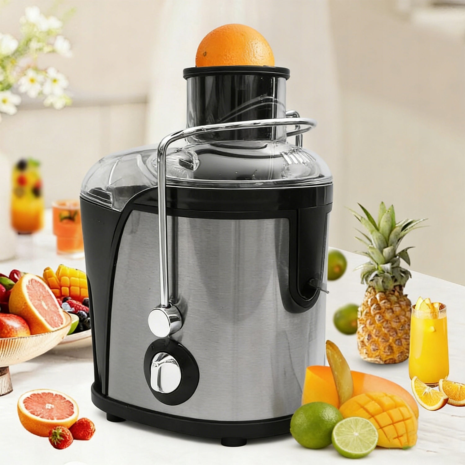 JUICER 1500W 2 SPEED WIDE HOLE FOR VEGETABLE FRUIT Brand no brand