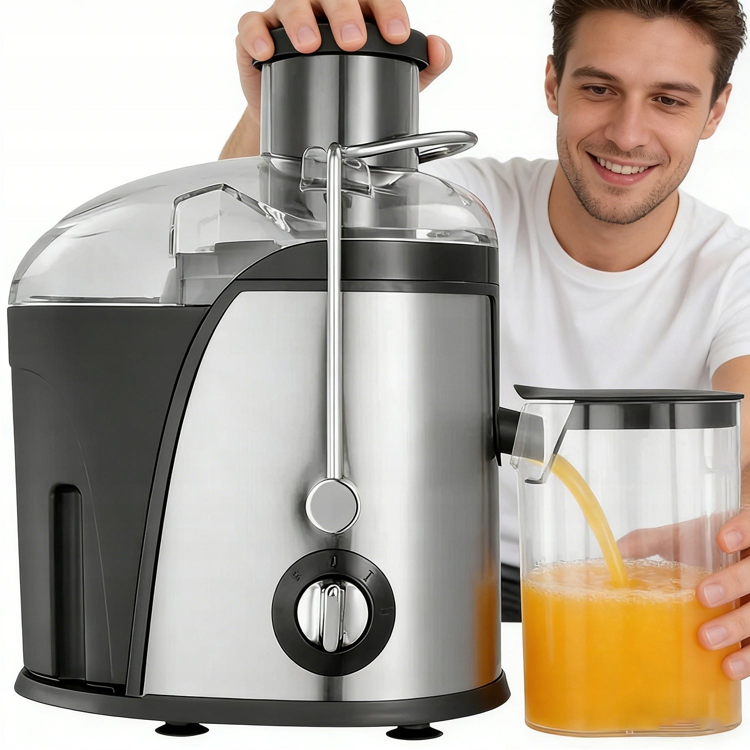 JUICER 1500W 2 SPEED WIDE HOLE FOR VEGETABLE FRUIT