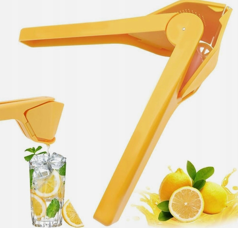 JUICER 25X10CM MANUAL FOLDING YELLOW CITRUS LEMON JUICER