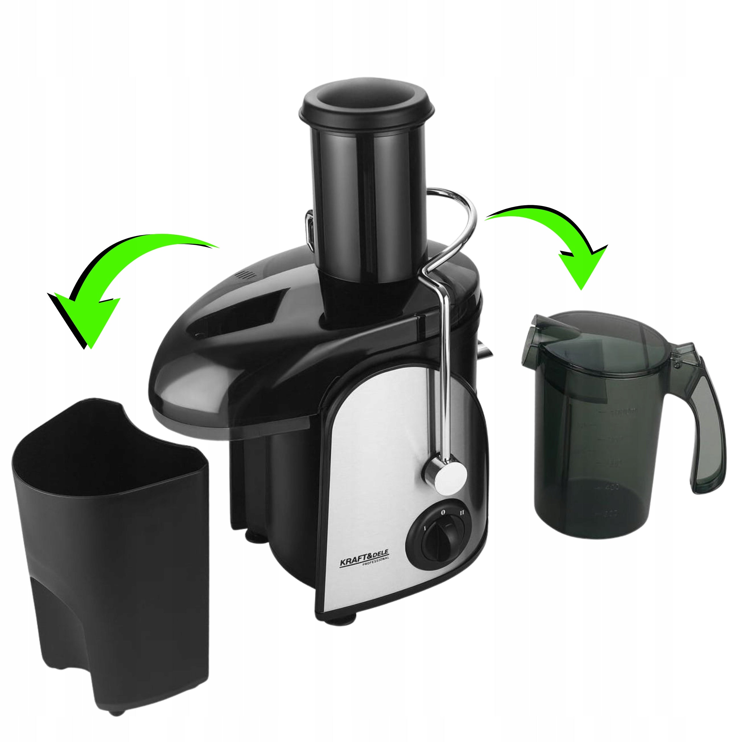 JUICER BLENDER FRUIT AND VEGETABLE JUICER ELECTRIC 1500W 4in1 Packaging status original